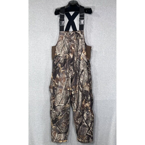 ProHunter Gear By Rocky Bibs Mens‎ XLarge Camo RealTree Hardwoods Thinsulate - Picture 1 of 16